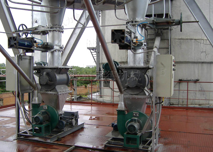 冠德機械干灰散裝機現場